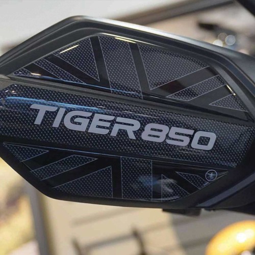 Stickers 3D Protège-mains moto compatible avec Triumph Tiger 850 Sport 2021