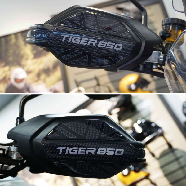 Stickers 3D Handguards motorbike compatible with Triumph Tiger 850 Sport 2021