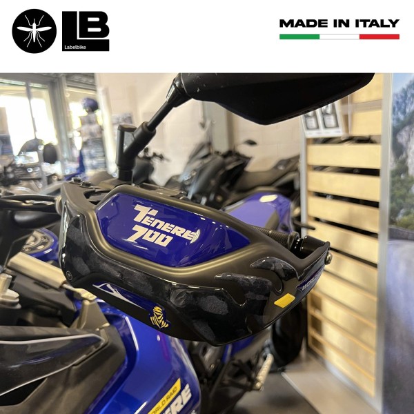 Adesivi 3D Protezioni Paramani moto compatibili con Yamaha Tenere 700 World Raid