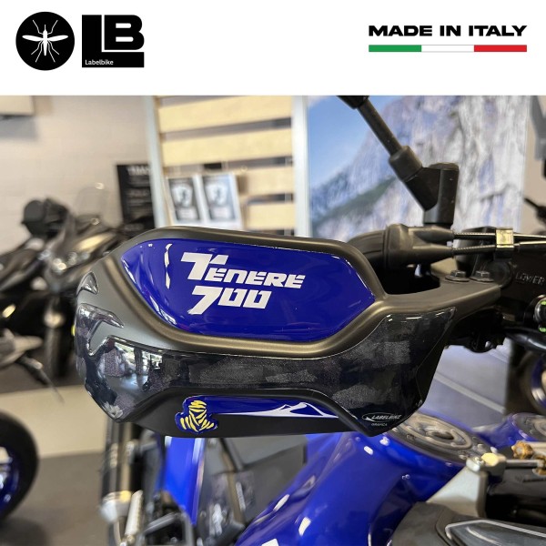 Adesivi 3D Protezioni Paramani moto compatibili con Yamaha Tenere 700 World Raid