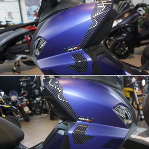 3D-Aufkleber Verkleidungskantenschutz kompatibel mit Aprilia SR GT 125 und 200