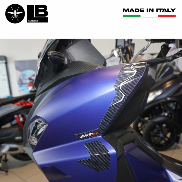 Pegatinas 3D protectores de bordes de carenado compatibles con Aprilia SR GT 125 y 200