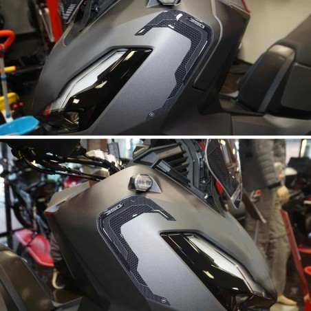 Adesivi 3D Protezioni paraspigoli carene compatibili con Honda ADV350 2022-2023