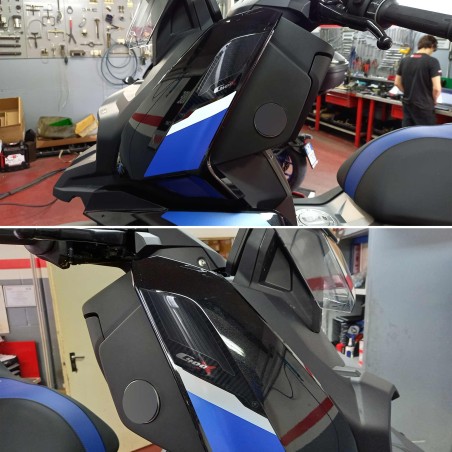 3D Aufkleber Verkleidungsschutz für Motorroller kompatibel mit BMW C400X