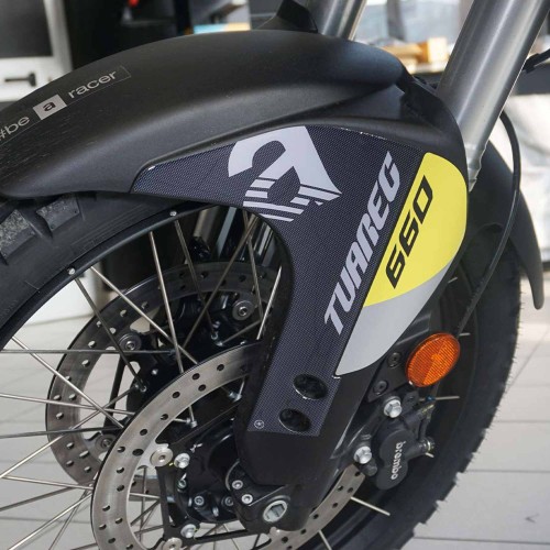 3D Aufkleber Sattelstützenschützer passend für Aprilia Tuareg 660 2022-2025