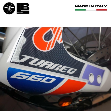 Stickers 3D Seatpost Protectors compatible with Aprilia Tuareg Tagelmust 660
