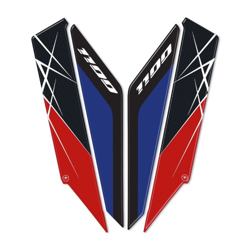 Stickers 3D Seatpost Protectors compatible with Honda Africa Twin 1100 2022 2