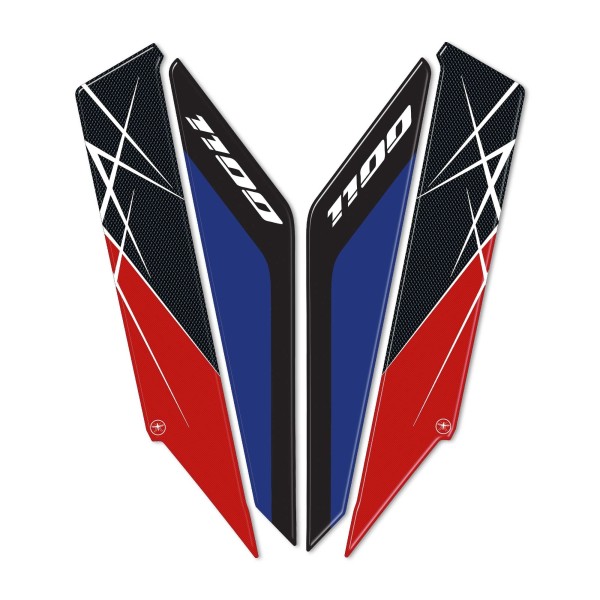 Stickers 3D Protecteurs de tige de selle compatibles avec Honda Africa Twin 1100 2022