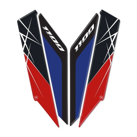 Stickers 3D Protecteurs de tige de selle compatibles avec Honda Africa Twin 1100 2022