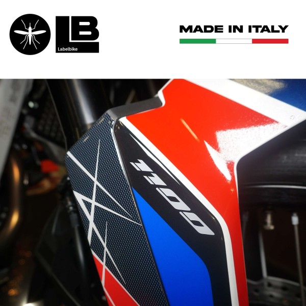 Adesivi 3D Protezioni Parasteli compatibili con Honda Africa Twin 1100 2022