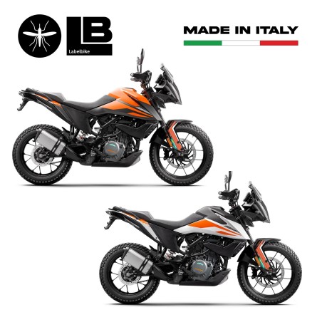 3D Sattelstützenschutz Aufkleber kompatibel mit KTM 390 Adventure 2020-21