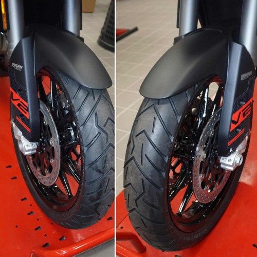 Adesivi 3D Protezioni Parasteli compatibili con moto Ducati Multistrada V2 2022