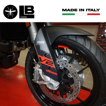 Stickers de protection de tige de selle 3D compatibles avec Ducati Multistrada V2 2022