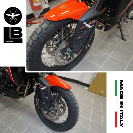 3D Sattelstützenschutz Aufkleber kompatibel mit Moto Morini X-CAPE 2022-2024