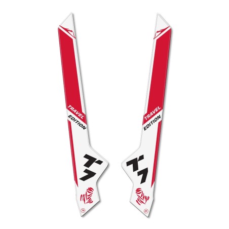 3D Stickers Protecteurs de tige de selle compatibles avec les motos Yamaha Tenere 700 2019-2022.