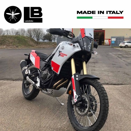 3D Aufkleber Sattelstützen Protektoren kompatibel mit Yamaha Tenere 700 2019-2022 Motorräder