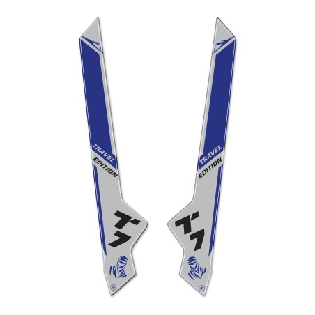 Protectores de tija adhesivos 3D compatibles con motos Yamaha Tenere 700 2019-2022.