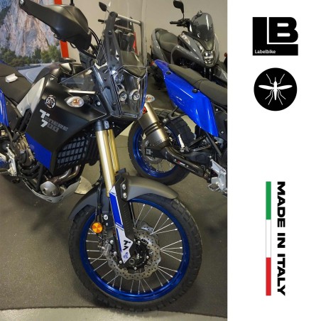 3D Stickers Protecteurs de tige de selle compatibles avec les motos Yamaha Tenere 700 2019-2022.