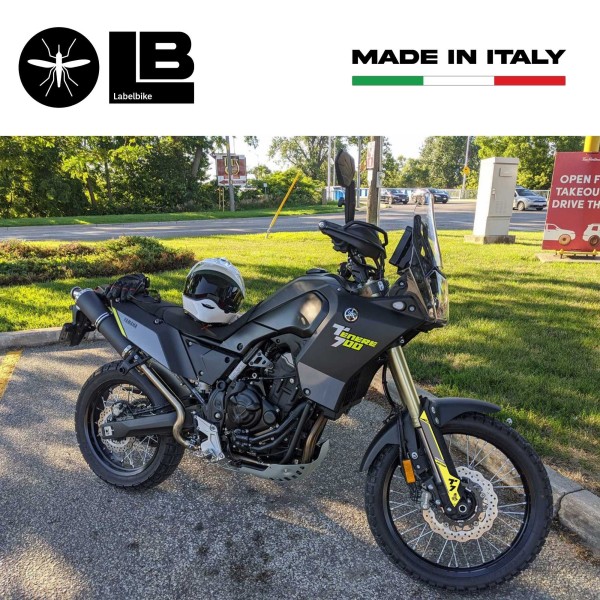 3D Aufkleber Sattelstützen Protektoren kompatibel mit Yamaha Tenere 700 2019-2022 Motorräder