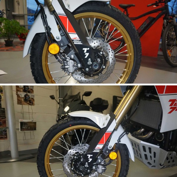 Adesivi 3D Protezioni Parasteli compatibili con Yamaha Tenere 700 Rally Edition 2022
