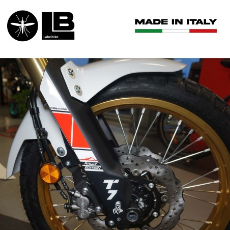 Adesivi 3D Protezioni Parasteli compatibili con Yamaha Tenere 700 Rally Edition 2022