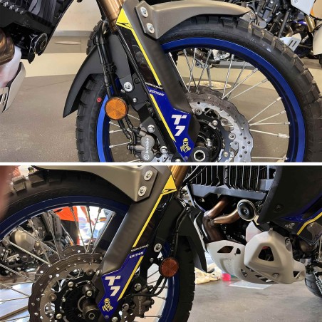 Adesivi 3D Protezioni Parasteli compatibili con Yamaha Tenere 700 World Raid