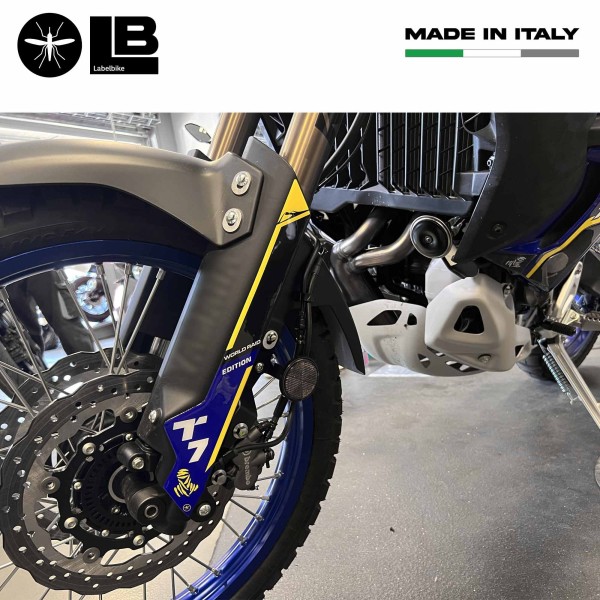 Adesivi 3D Protezioni Parasteli compatibili con Yamaha Tenere 700 World Raid