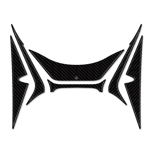 Stickers 3D Protecteurs de repose-pieds compatibles avec Yamaha Xmax 125-300 2023 2