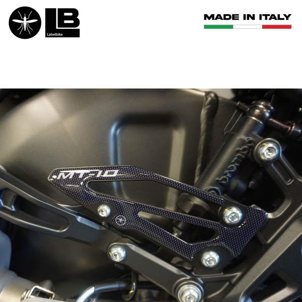 Stickers 3D Protectors motorbike footpegs compatible with Yamaha MT-10 SP