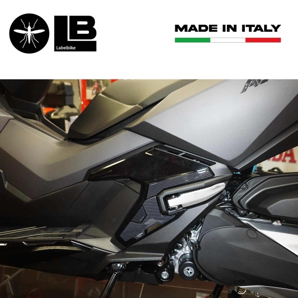 Adesivi 3D Protezioni pedane poggiapiedi compatibili con Honda ADV350 2022-2025
