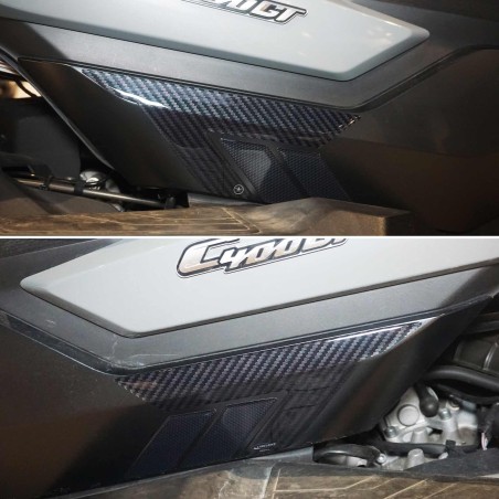 3D Stickers Scooter footrest protectors compatible with BMW C400GT