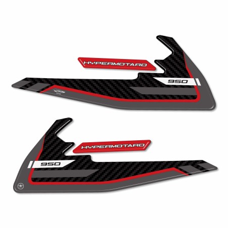 3D Stickers Tank protectors compatible with Ducati Hypermotard 950SP 2021-25