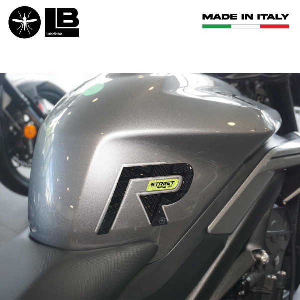 Pegatinas 3D protectores de depósito compatibles con Triumph Street Triple 765 R 2023