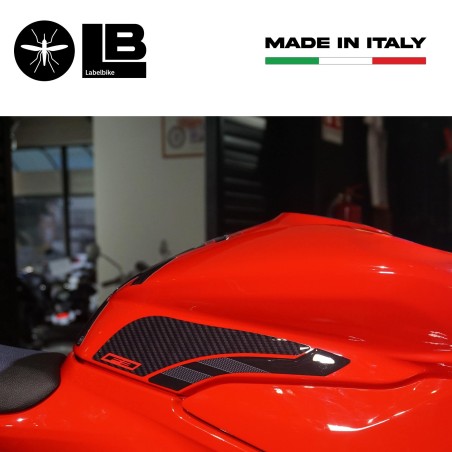 Aufkleber 3D Motorrad Seite Tank Protektoren kompatibel mit Mv Agusta F3 2021