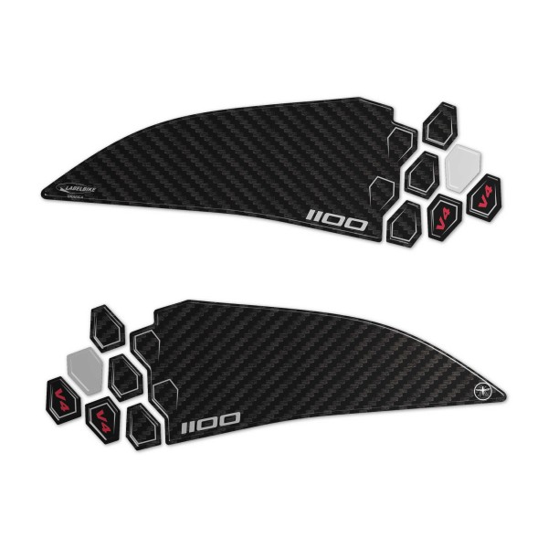 Aufkleber 3D Motorrad Tank Protektoren kompatibel mit Ducati Diavel v4 2023