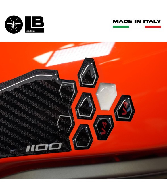 Stickers 3D Protecteurs de réservoir moto compatibles avec Ducati Diavel v4 2023