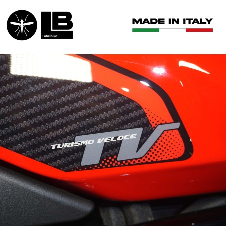 Adesivi 3D Protezioni Serbatoio moto compatibili con Mv Agusta Turismo Veloce