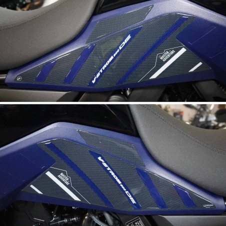 Aufkleber 3D unter Sitzbank Protektoren Motorrad kompatibel mit Suzuki V-Strom 800DE