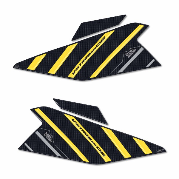 Pegatinas 3D bajo el asiento Protectores moto compatible con Suzuki V-Strom 800DE