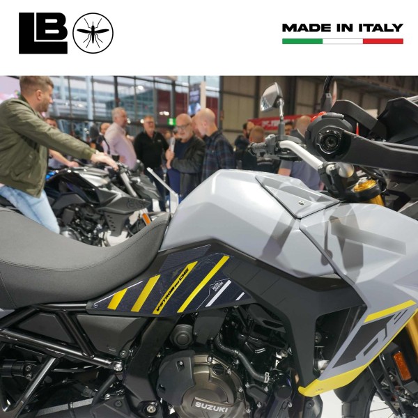 Aufkleber 3D unter Sitzbank Protektoren Motorrad kompatibel mit Suzuki V-Strom 800DE