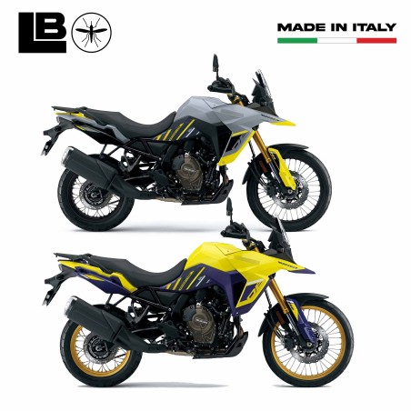 Aufkleber 3D unter Sitzbank Protektoren Motorrad kompatibel mit Suzuki V-Strom 800DE