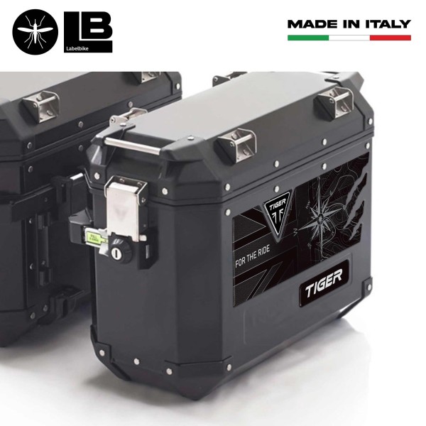 Stickers 3D protecteurs de bagages moto compatibles avec Triumph Tiger 850 900 1200