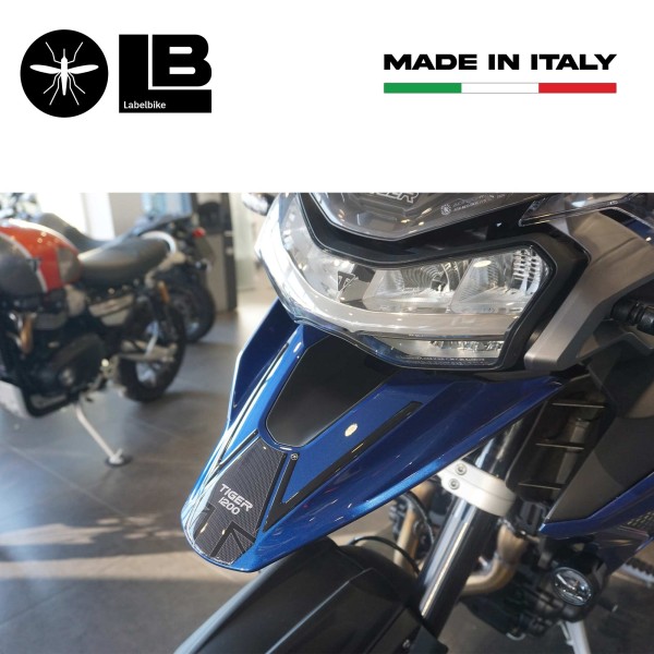 Adesivi 3D Puntale muso frontale compatibili con Triumph Tiger 1200 GT e Rally