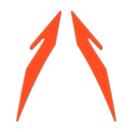 Stickers 3D Silhouette R Colonnes de direction compatibles avec KTM 1290 Super Adventure R 2021-24 2