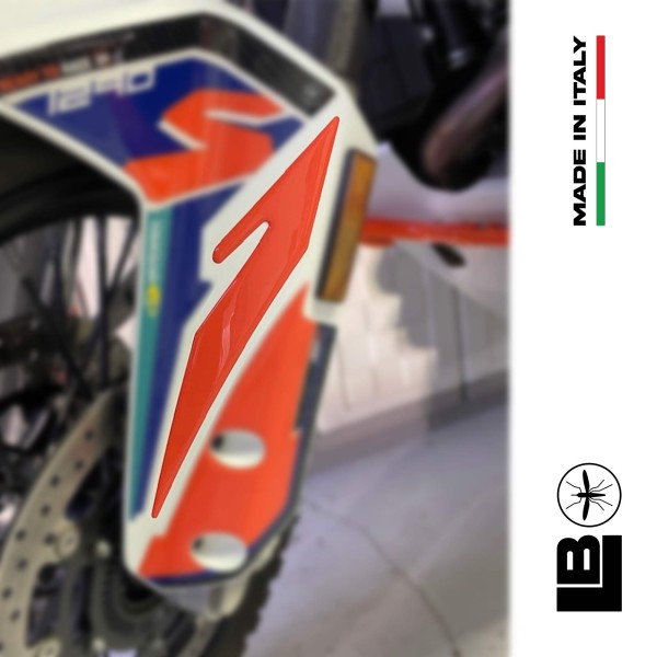 Stickers 3D Silhouette R Colonnes de direction compatibles avec KTM 1290 Super Adventure R 2021-24