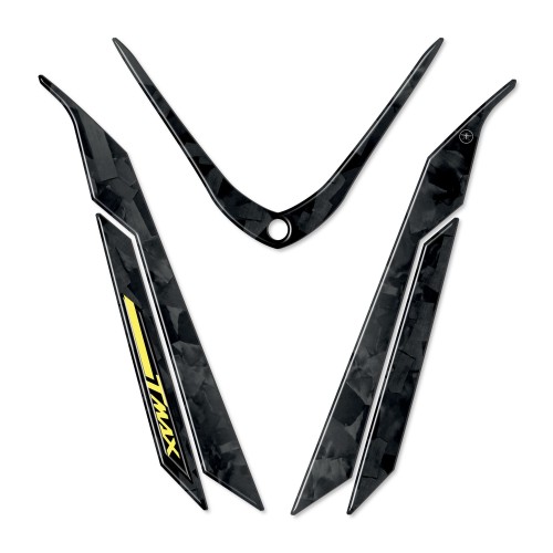Adhesivos frontales 3D compatibles con Yamaha Tmax 560 20Th Anniversary 2