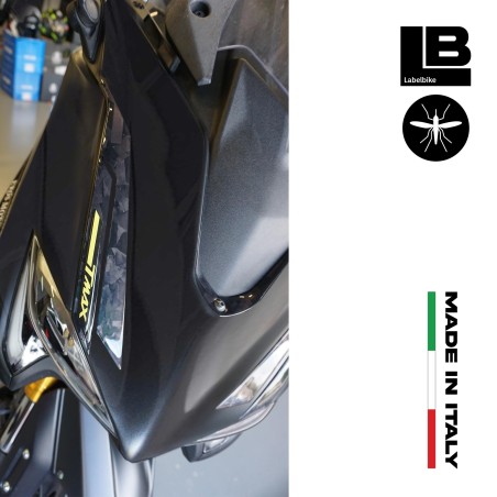 3D-Frontfolienaufkleber kompatibel mit Yamaha Tmax 560 20Th Anniversary