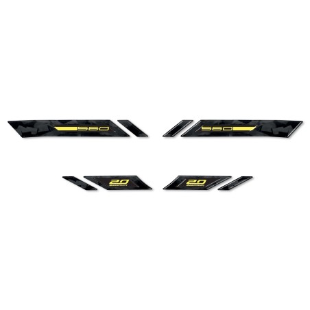 3D Fairing corner protector stickers compatible with Yamaha Tmax 560 20Th Anniversary