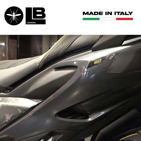 Adhesivos 3D protectores de esquinas de carenado compatibles con Yamaha Tmax 560 20Th Anniversary