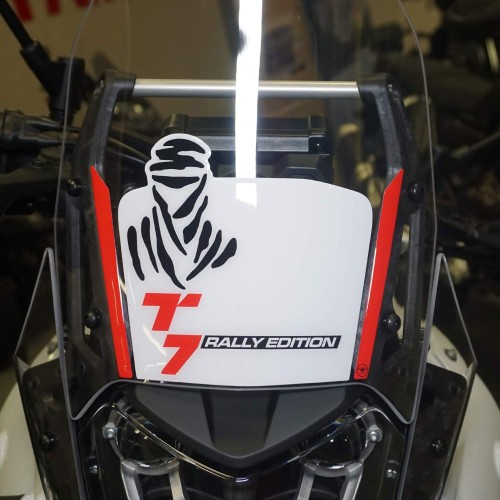 Adesivi 3D Protezione Cupolino moto compatibili con Yamaha Tenere 700 Rally Edition 2022